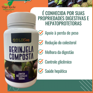 Berinjela composta alcachofra diurética 60 caps