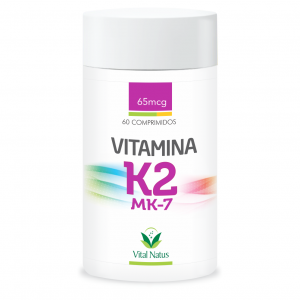Vitamina K2 - (MK7 Menaquinona) - 60 Cápsulas 65mcg