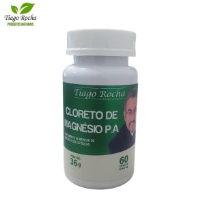 Cloreto Magnésio PA Tiago Rocha 60 Cáps 600 mg Amigo do coração