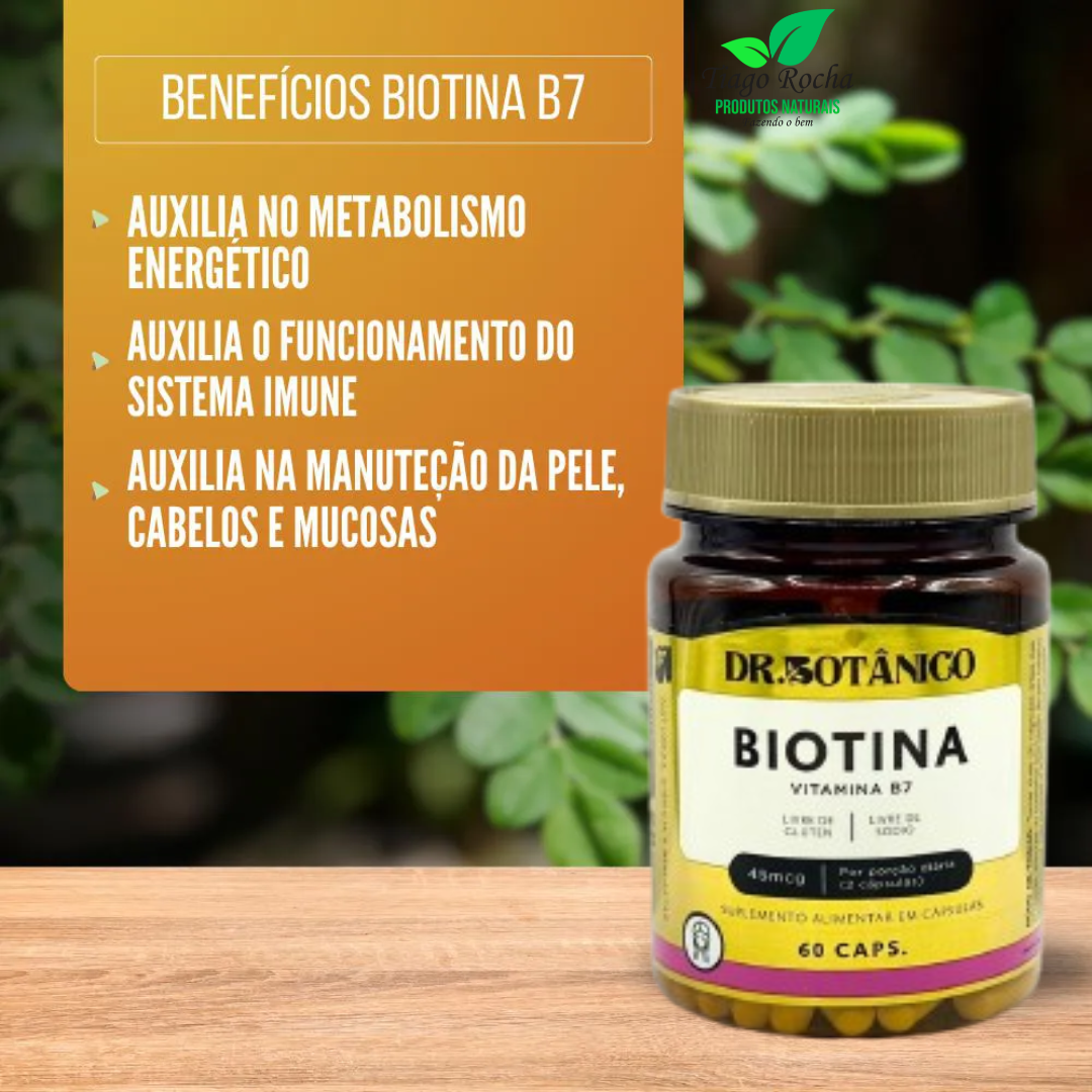 Vitamina da Beleza Biotina B7 DB