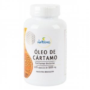 Óleo de Cártamo - (ômega 9, ômega 6, vitamina E, A, K) -120 Cápsulas 1000 mg