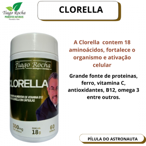 Clorella B12 Tiago Rocha 60 cápsulas