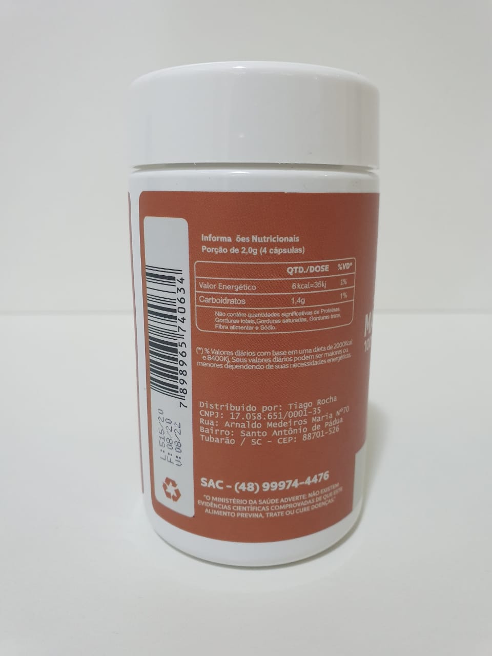 Kit 10 potes Maca Peruana Tiago Rocha 600 cápsulas - Imagem 3