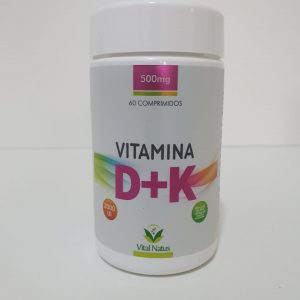 VITAMINAS D+K 500 mg C/ 60 CAPSULAS 100% PURO