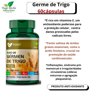 Óleo Germe Trigo 250mg 60 Caps