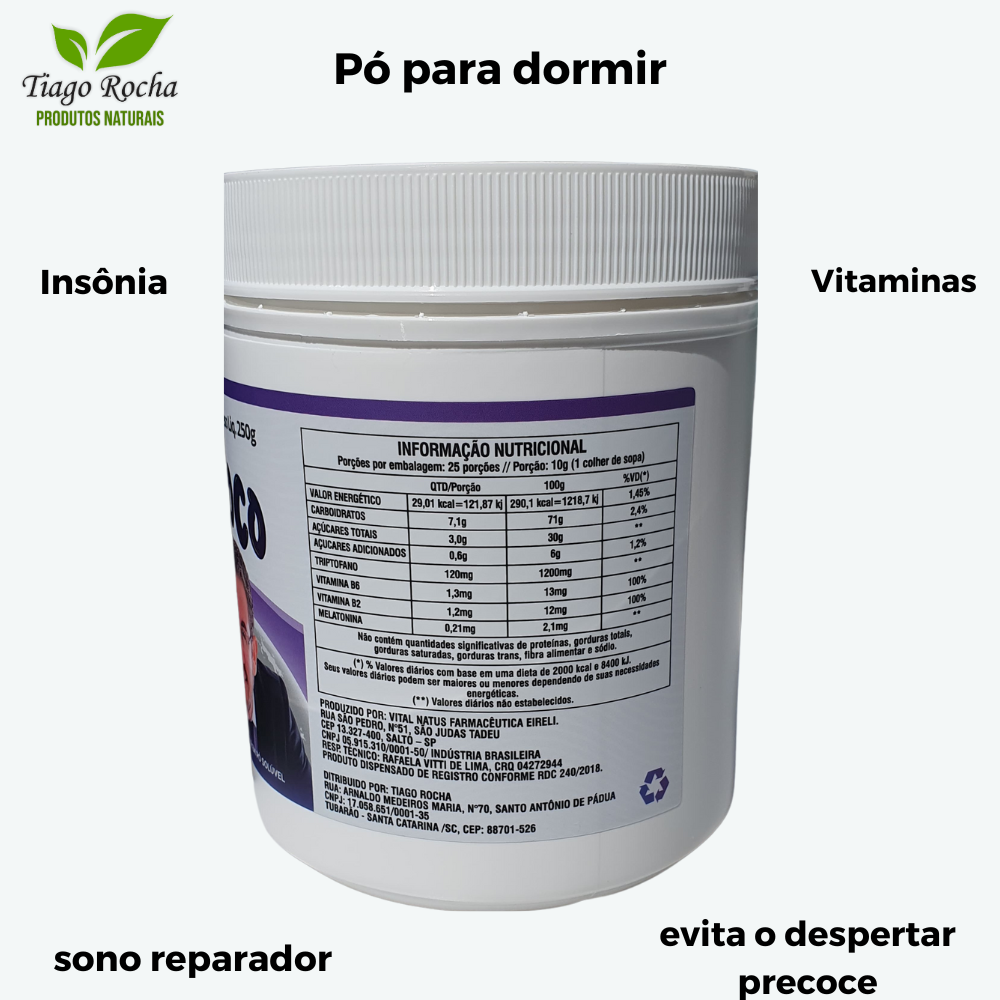Pó para Dormir DORMINHOOCO 250g