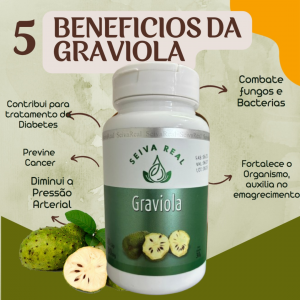 Rainha Graviola 60 cápsulas