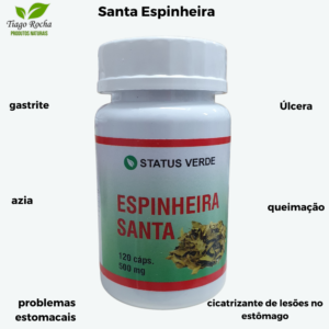 Espinheira Santa 120 cápsulas para Estômago