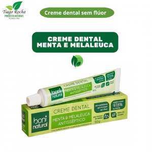 Creme Dental sem flúor melaleuca menta 90 G