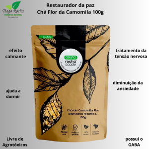 Chá Calmante Flor da Camomila100g Rocha Saúde