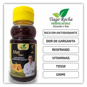 Kit3 potes Mel Puro Tiago Rocha 180ml