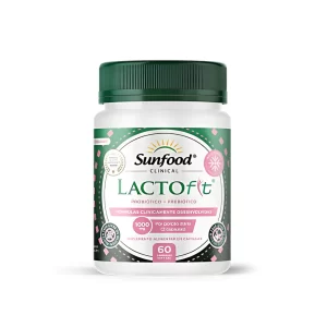 Lactofit Probiótico + Prebiótico 1000mg 60 Softgels Sunfood