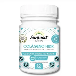 Colágeno Hidrolisado, 1000mg, 60 Cáps, Sunfood