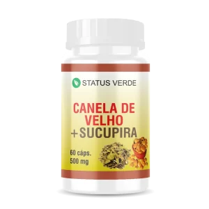 Canela de Velho com Sucupira 60 cáps. 500 mg Status Verde