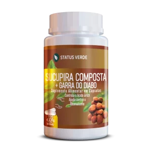 Sucupira Composta + Garra do Diabo 60 Cáps 500mg Status Verde
