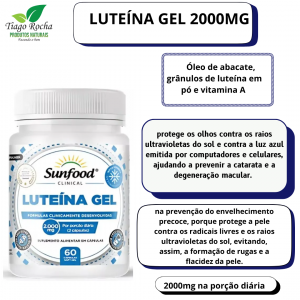 Luteína gel 60 cáps Softgel 2000mg