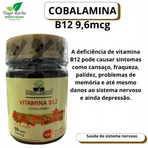 Cobalamina VitaminaB12 60 Cáps 9,6mcg FR