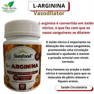 Vasodilador L-Arginina 1100mg SF