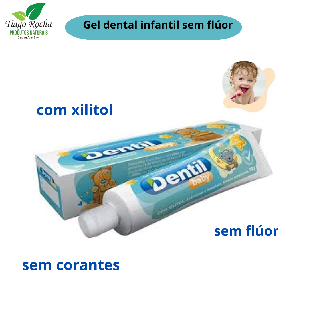 Gel dental sem flúor com Xilitol 50g Baby - Imagem 2