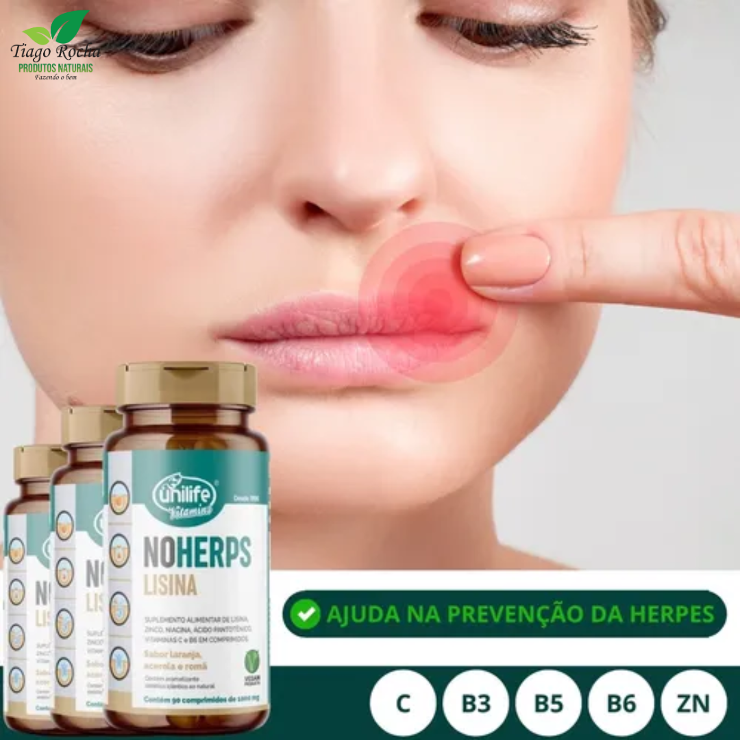 Lisina c Vitaminas 90 comprimidos 1000mg - Imagem 3